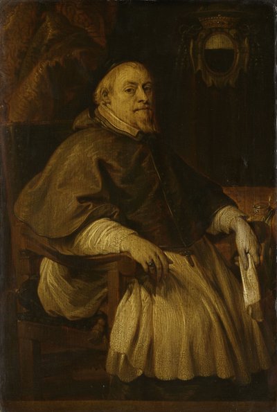 Portrait of François Vilain de Gand, Baron of Rassenghem, Bishop of Tournai by Lucas the Younger Franchoys